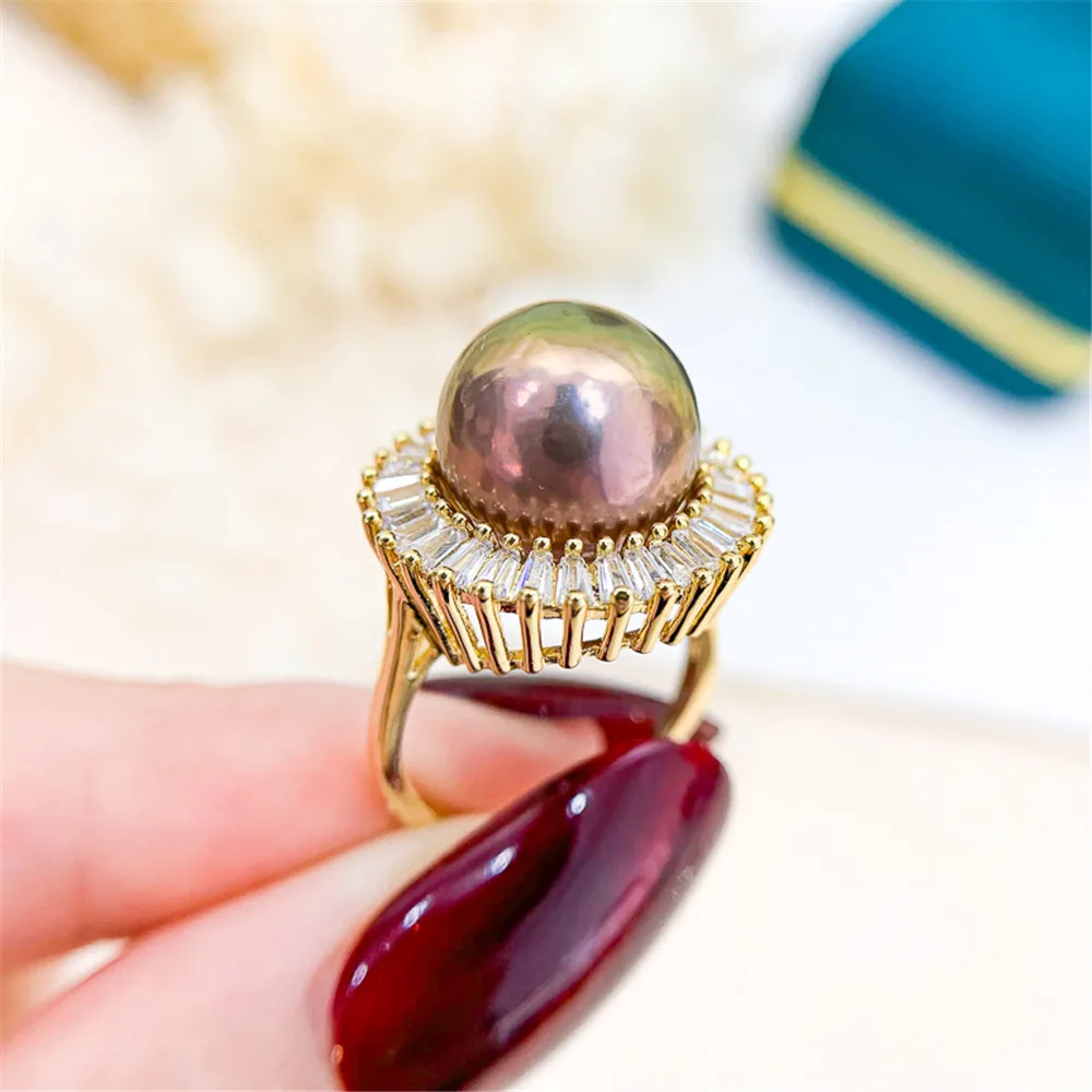 

Accessories Factory 925 Silver Ring Accessories Settings Adjustable Blank Pearl Ring Setting Base For Women Diy Jewelry Making