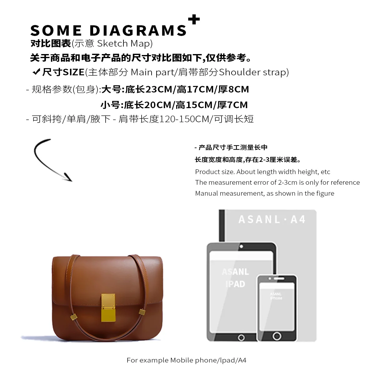 Genuine Leather Shoulder Bag For Women 2023Trend  Small Square Bags Luxury Designer Handbag Fashion Messenger BagsTofu Bags