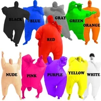 adult chub suit inflatable blow up color full body costume jumpsuit 5 colors