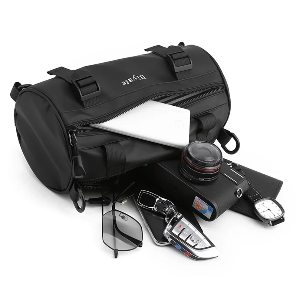 Мужская Нейлоновая Сумка-мессенджер Круглая Цилиндрическая Сумка Через Плечо На