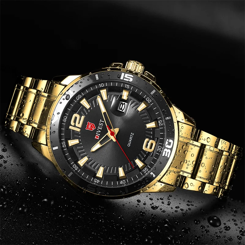 Оригинальные мужские часы DIVEST деловой модный бренд повседневные спортивные