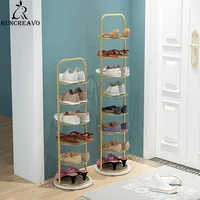 Marble Light Luxury Simple Shoe Rack Household Economical Dormitory Dustproof Shoe Cabinet Space-saving Assembly Door Small