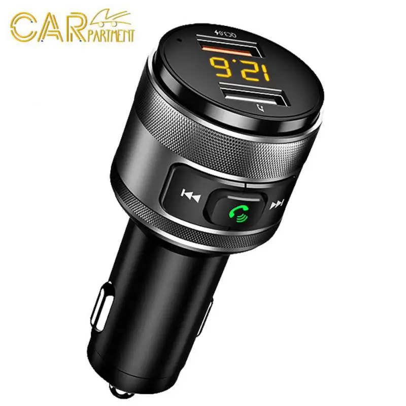 

U Disk Qc3.0 Car Mp3 C57 Hands-free Portable Fm Receiver Universal Car Bluetooth Player Car Accessories Fm Transmitter Mini