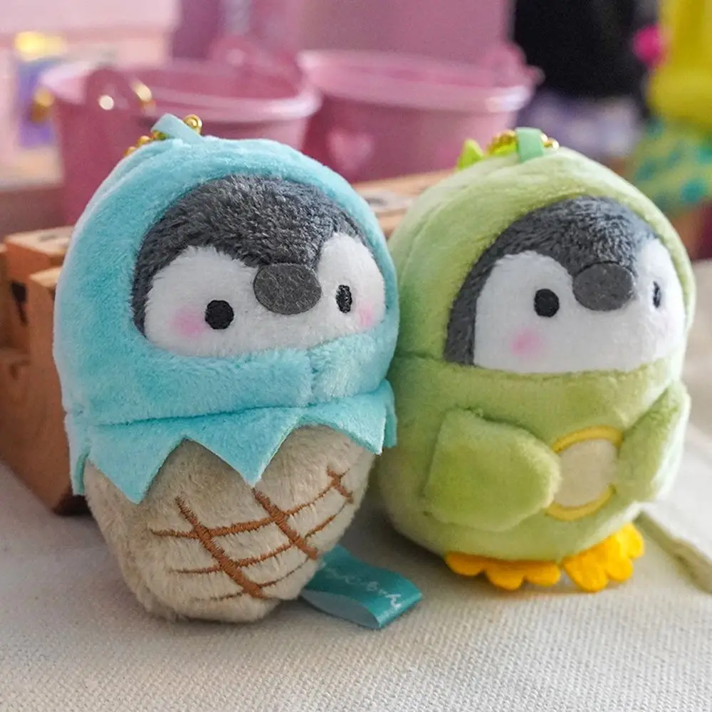 

1Pc Lovely Plush Carrot Penguin Charms Keychain Cartoon Penguin Doll Pendant Key Holder Couple Fashion Keychain