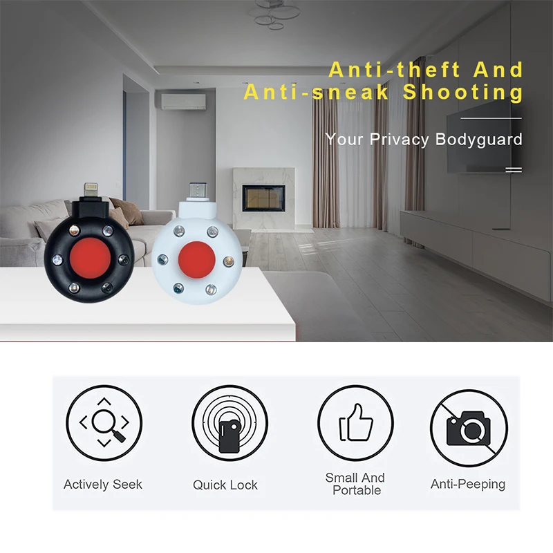 

Mini Camera Detector Tracker Detector RF Signal Infrared Hotel Anti-Surveillance Anti-Sneak Shoot Night Vision Motion Finder
