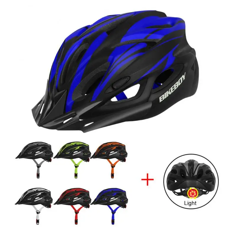

Bicycle Head With Taillights Male Mountain Bike Road Bike Safety Hat Bicycle Equipment Riding Helmet Ultralight Bike Helmet