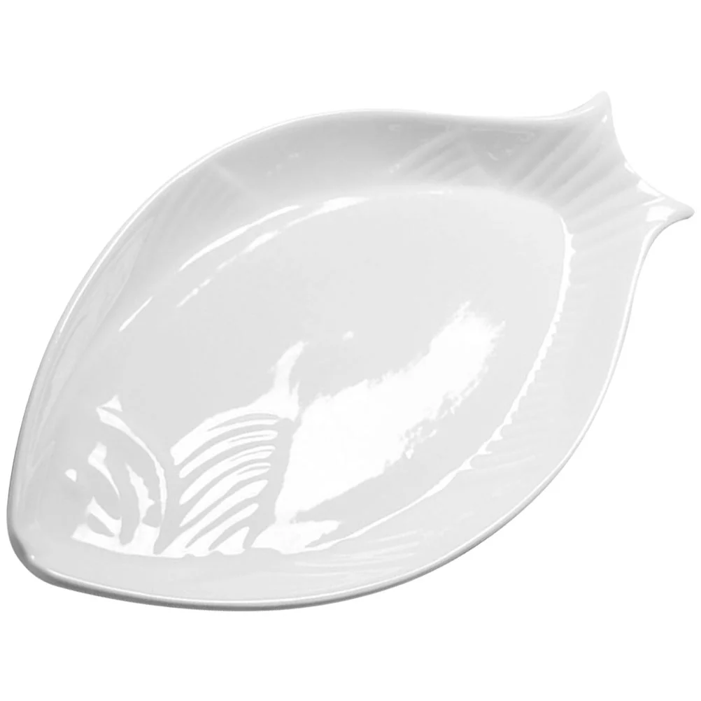 

Serving Plate Fishplatter Dish Tray Centrepieces Table Wedding Restaurant Pastry Steamer Steamed Ceramic Snack Home Plates