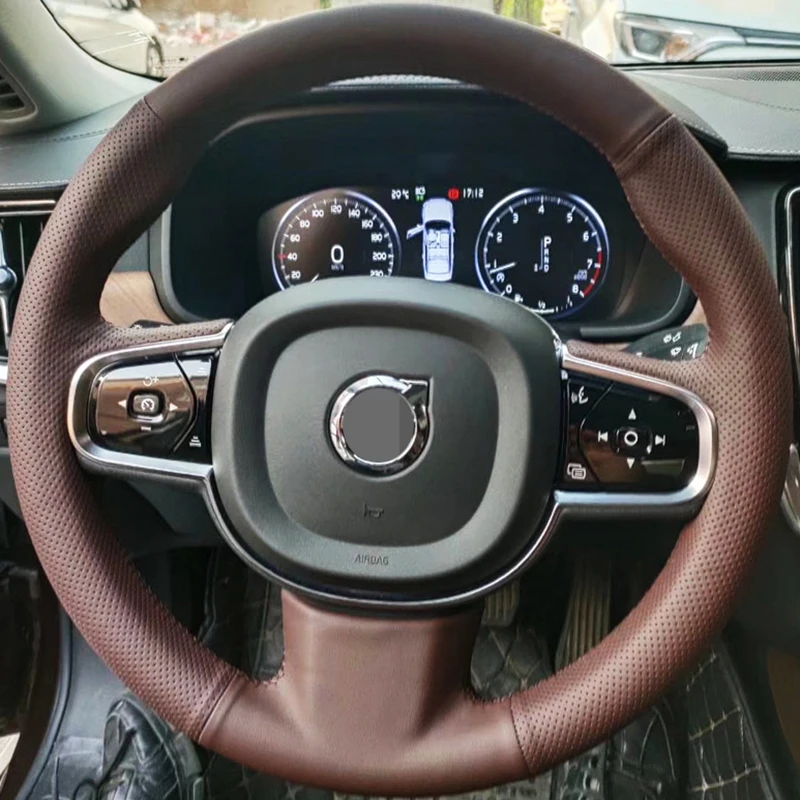 

Оплетка рулевого колеса для Volvo S90 V90 XC90 2015-2019 XC60 S60 V60 2018-2019