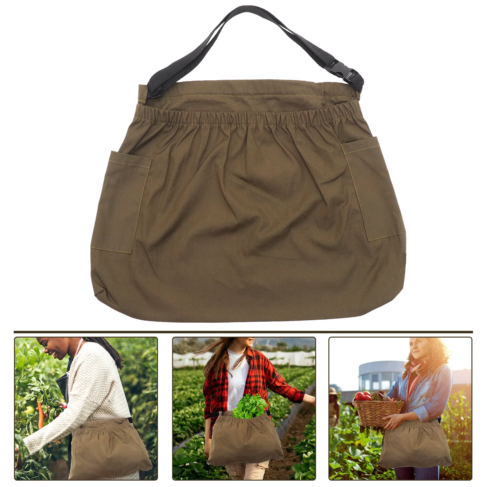 

Apron Picking Garden Fruit Berry Basket Egg Vegetable Gardening Harvest Storage Weeding Foraging Produce Farmers Market Gather