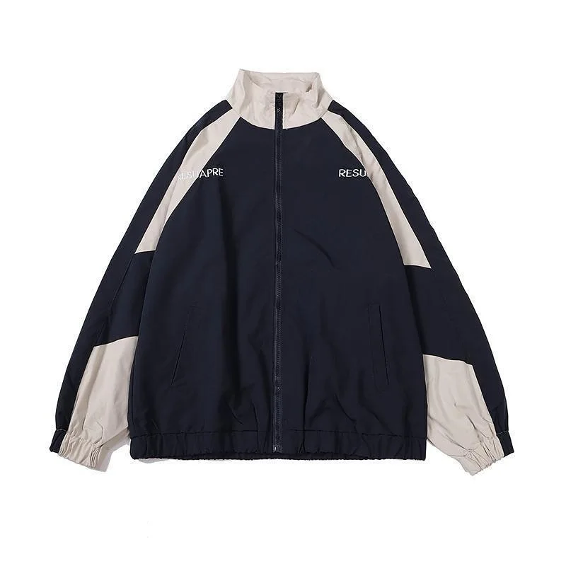 

Y2k Women Vintage Korean Windbreaker Zip Up Sweatshirts Harajuku Oversized Hip Hop Jackets Sweatshirt Streetwear 90S Fashion