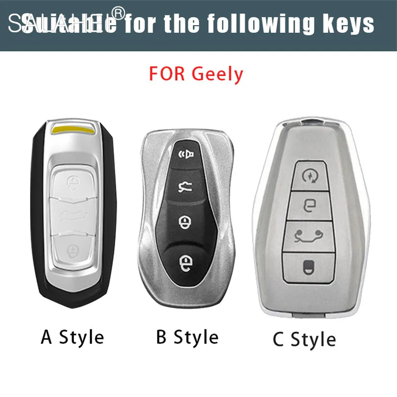 Чехол для автомобильного ключа из ТПУ чехол ключей Geely Azkarra FY11 Coolray Atlas Boyue NL3 Emgrand X7