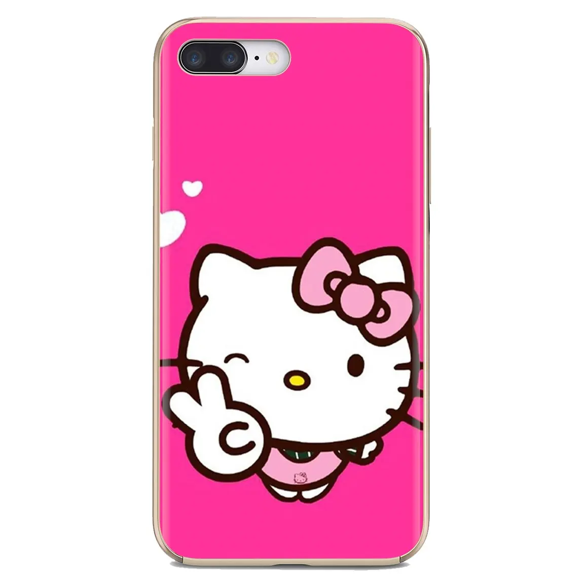 Милый Радужный силиконовый чехол Hello Kitty для iPod Touch 5 6 Xiaomi Redmi S2 Pro 5A Pocophone F1 LG G6 Q7 G5 |