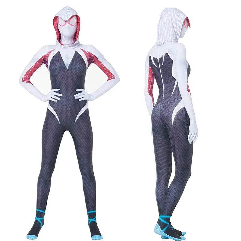 

Cosplay Costume Jumpsuit Mask Suit Girls Woman Bodysuit Halloween Adult Child