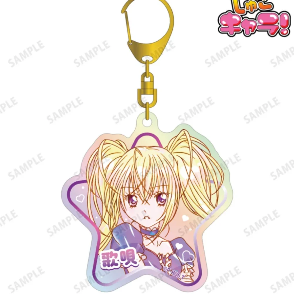 Акриловая фигурка-подставка 15 см по аниме Shugo Chara: Аму Хинамори, Утау Хошина, акварельная роспись, настольное украшение, брелок (art.: 3920daed80629) - 3920daed80629