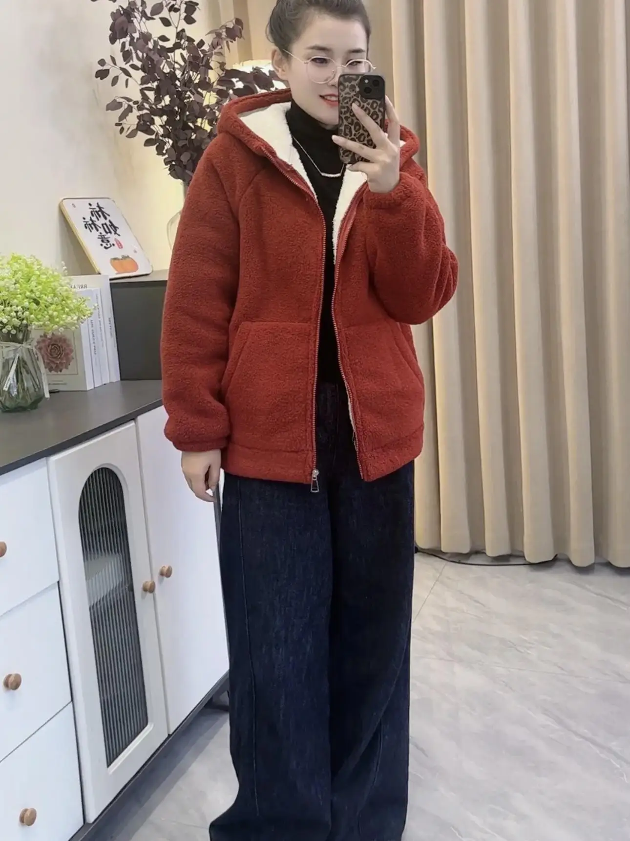 Новинка 2024 зимние дневные пижамы женские супер толстые повседневные берберские