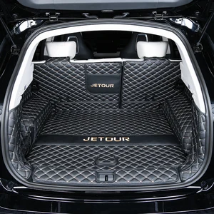 Car Trunk Mats Cargo Liner for Jetour dashing 2022 2023 Boot Mat Rug Carpet Cover Accessories rear boot mat fully coverage