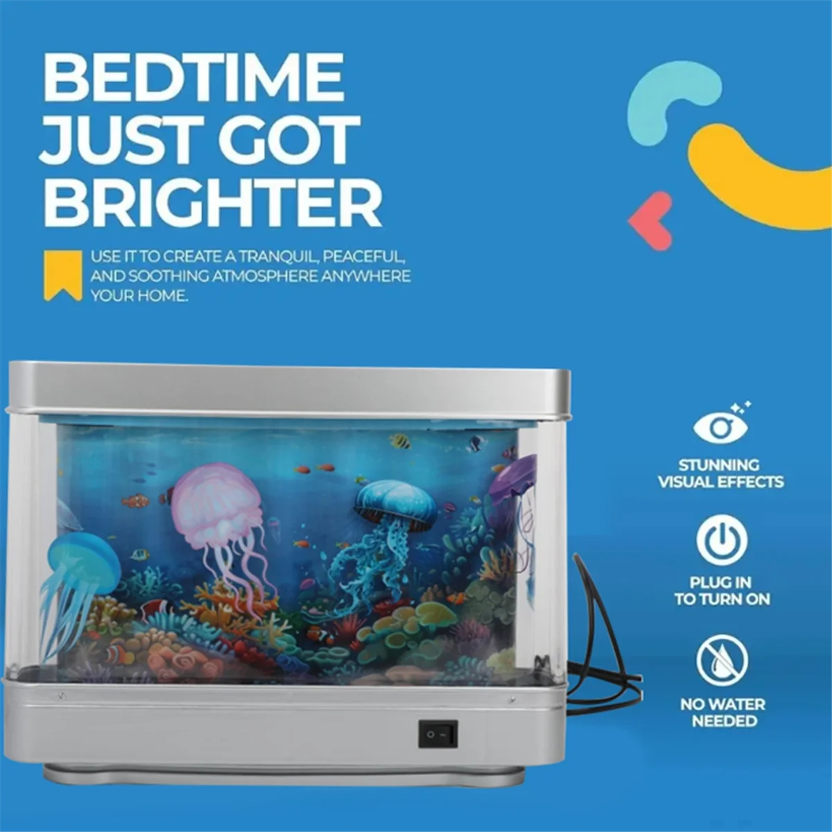 Искусственная USB-лампа для аквариума искусственная тропическая аквариумная