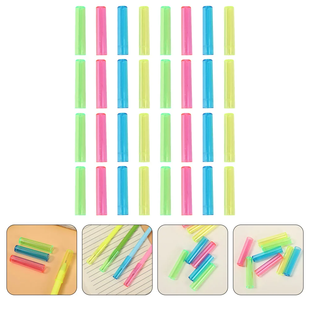 

Case Clear Protective Caps Plastic Tip Protector Cover Portable Accessories School Supplies