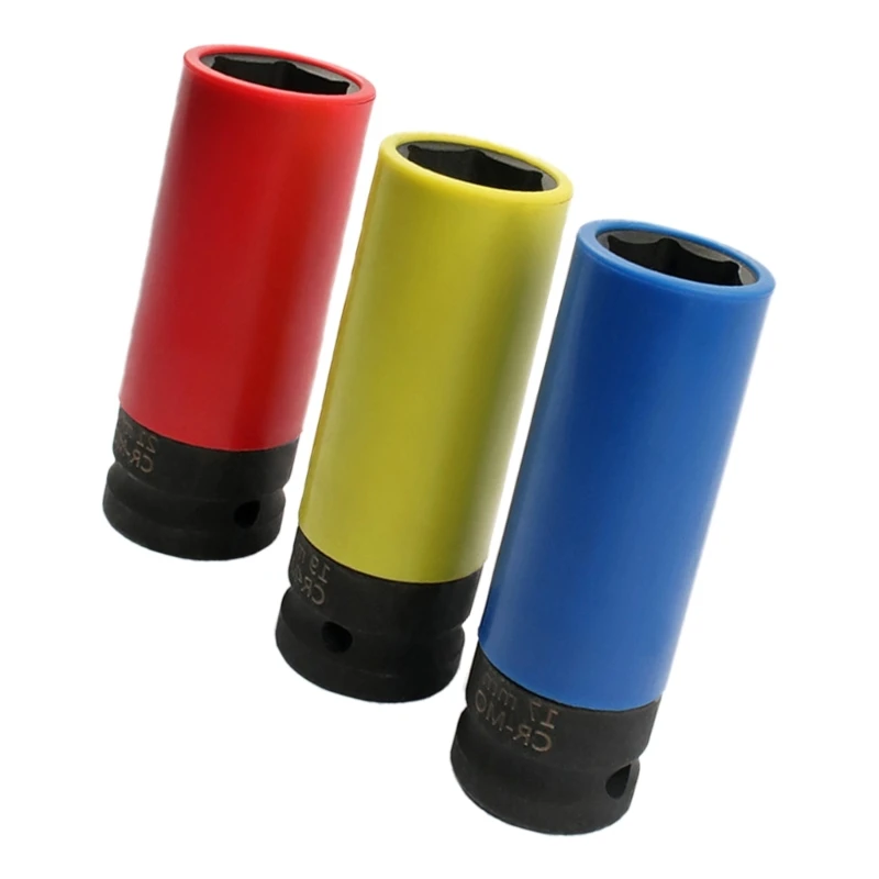 3 шт. дюйма набор ударных наконечников для привода головок гаек защитные колёса