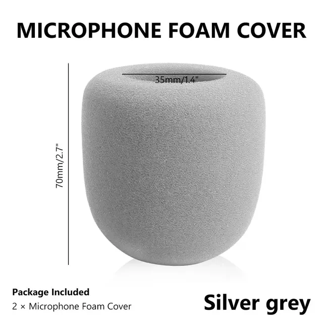 

Microphone Cover Mic Protector Replacement Headset Handheld Microphone Foam Covers Windscreen Windshield Sponge Covers