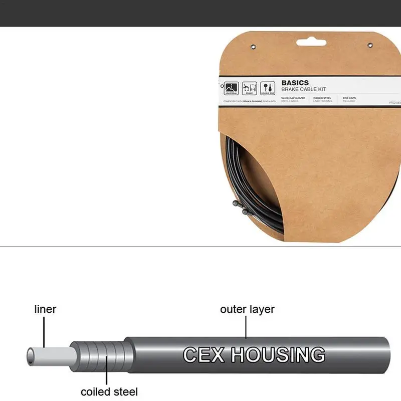 Тормозной трос BMX Портативный комплект велосипедных тросов для переключения