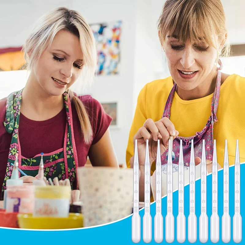 Пластиковые пипетки 3 мл 100 шт. одноразовые пипетки-капельницы 6 дюймов для