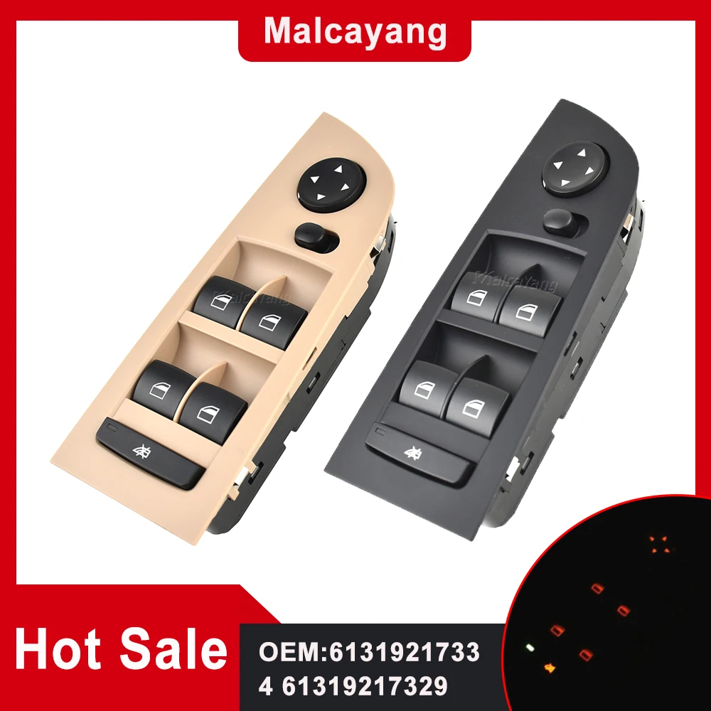 

For BMW E90 E91 325i 328i 330i Genuine Electric Master Power Window Lifter Control Switch 61319217332 61319217331