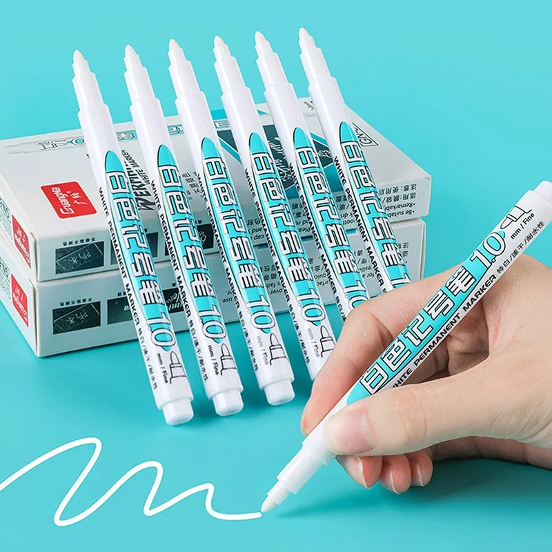 

Белые маслостойкие фломастеры, фломастер для окраски шин, водостойкие и стойкие к потере, для работы с деревом