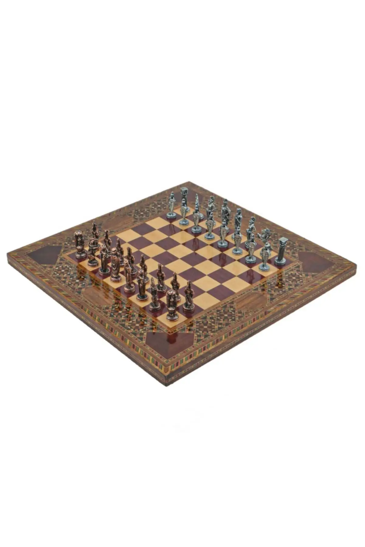 Металлический Шахматный набор/набор Маленький оттоманский и византийский