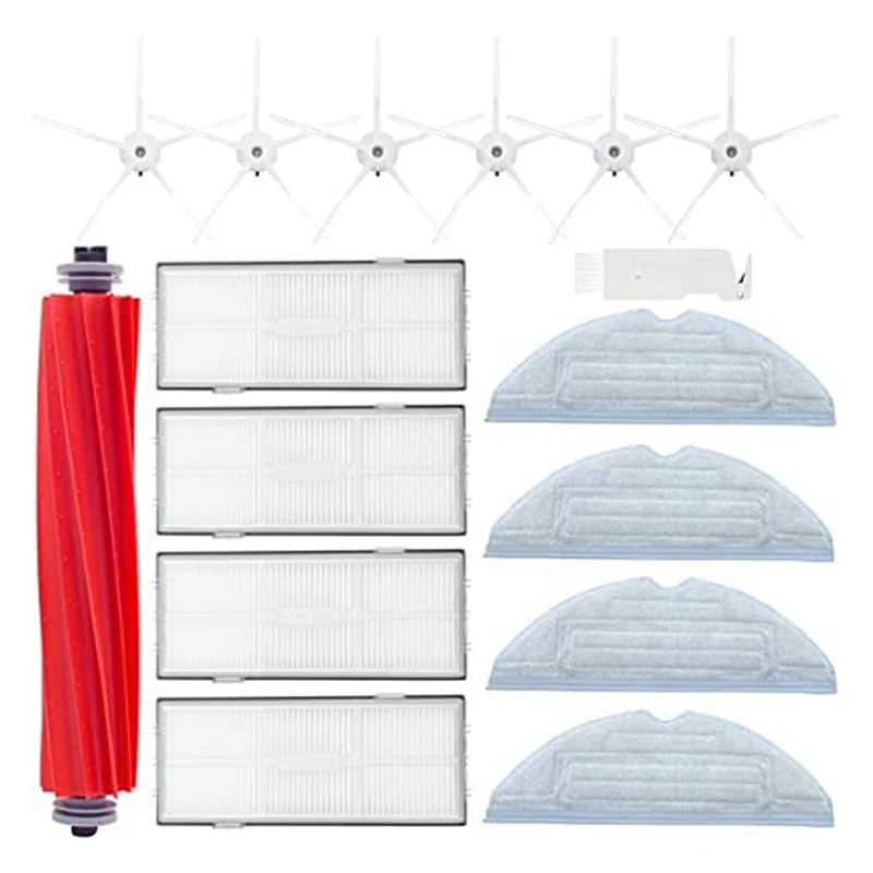 

Replacement Parts Main Brush Side Brushes Clean Tool&HEPA Filters For Xiaomi Roborock S7 T7S T7 Plus Vacuum Cleaner Part