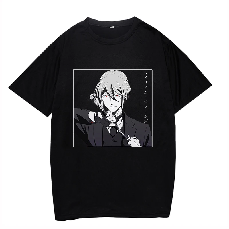 Camiseta de Anime Moriarty the Patriot para hombre y mujer, ropa deportiva suave, suelta, estilo fresco, Harajuku