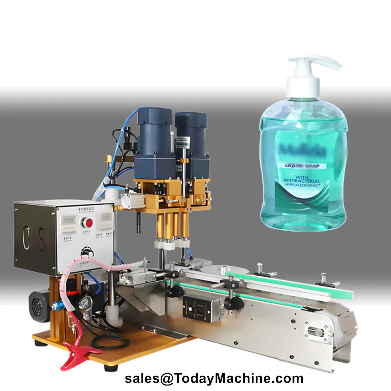

Automatic Essential Oil Dropper Bottle Screw Lid Vial Capping Machine