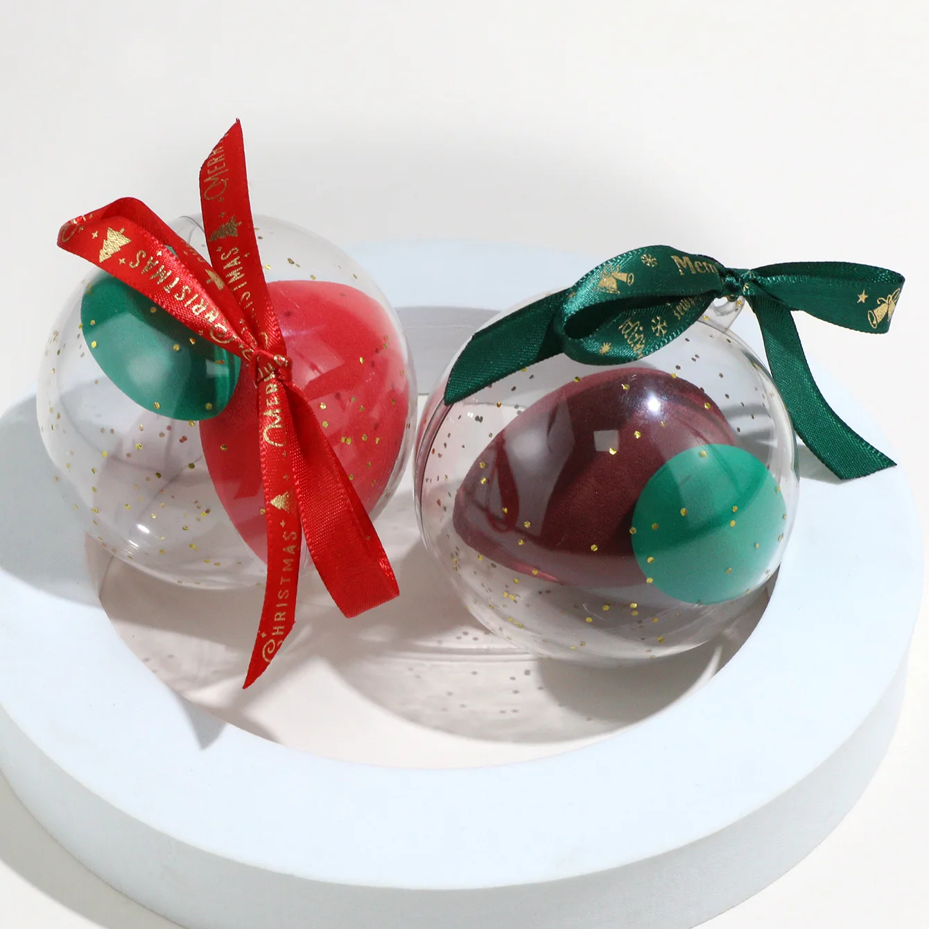 Рождественская губка для макияжа косметическая пуховка комбинированное