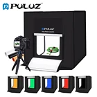 Лайтбокс для фотостудии PULUZ 3040 см портативный Лайтбокс для фотосъемки с регулируемой яркостью наборы светильник тбоксов для студийной съемки 6 цветов фонов,Портативная коробка для фотостудии