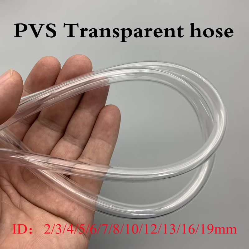 

5M/10M PVC Soft Hose ID 2 3 4 5 6 8 10 12 14 16 18 20 25 32mm Odorless Plastic Transparent High Quality Water Pump Flexible Tube