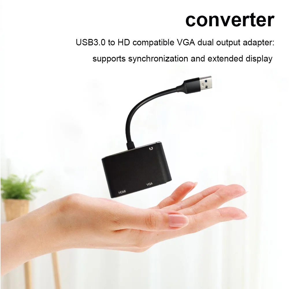 

3 в 1, адаптер для ПК, ноутбука, телевизора, с USB на HDMI