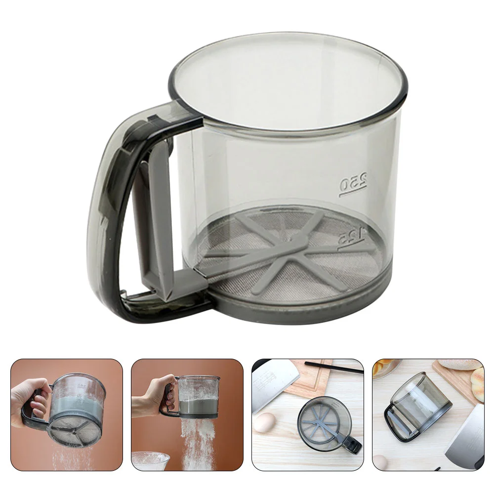 

Sifter Flourbaking Cup Sieve Strainer Powdered Sugar Duster Kitchenbakery