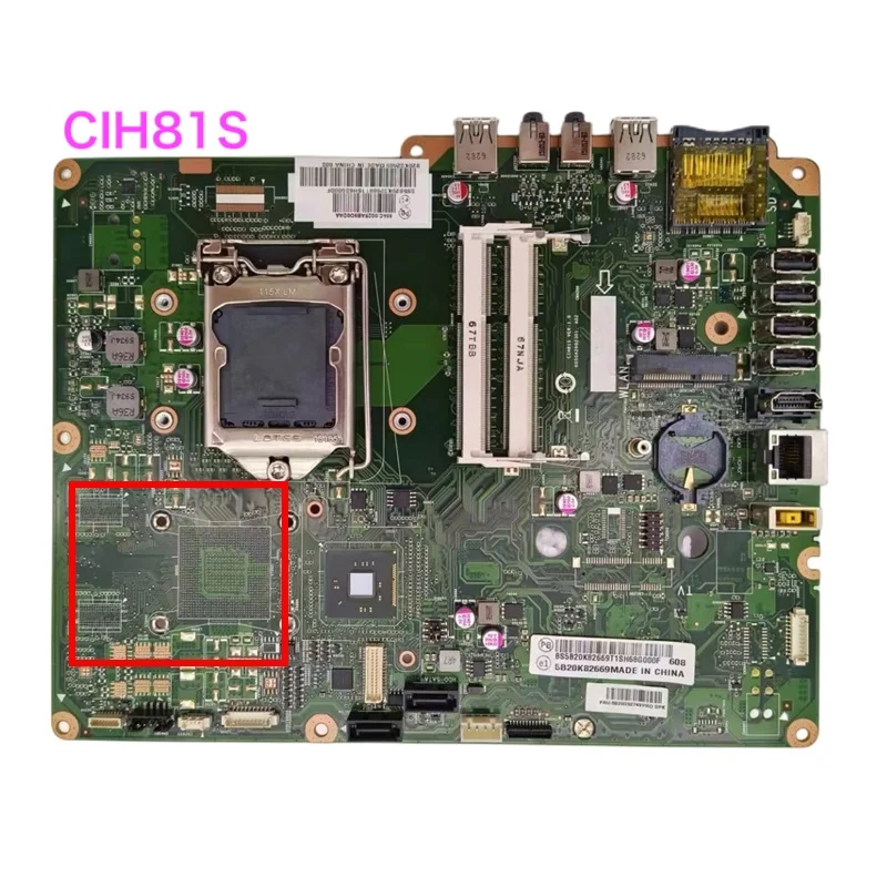 Подходит для материнской платы Lenovo C360 AIO CIH81S VER; 1,0 DDR3 6050A2602301.A02 материнская плата 100% протестирована ок полностью работает