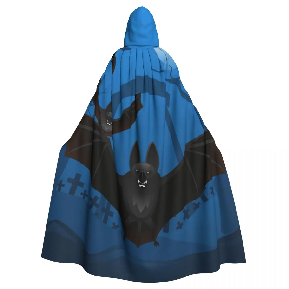 

Unisex Adult Night Bats Cloak with Hood Long Witch Costume Cosplay