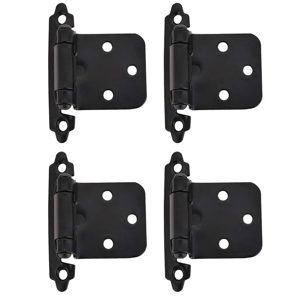 

4 Pieces Door Hinge Cabinet Hardware Kitchen Gadget Cupboard Fixer
