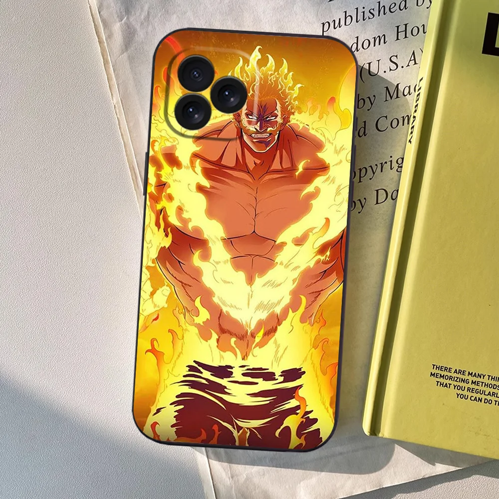 E-Escanor Seven D-Deadly Sins Phone Case for iPhone 12 11 13 14 15 16 Max Pro Plus Black Soft Silicone Cover