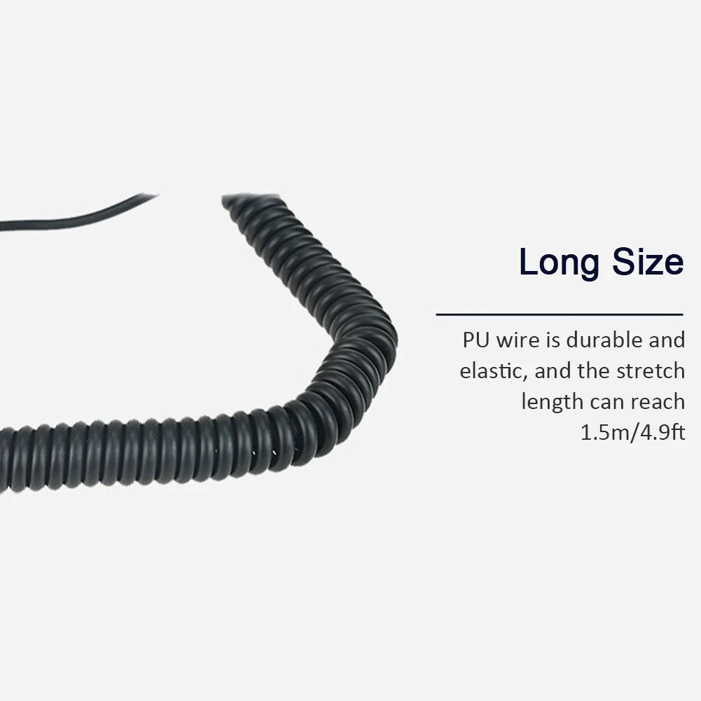 С крючком 6-контактный радиостанция микрофон DTMF ручной водонепроницаемый шнур