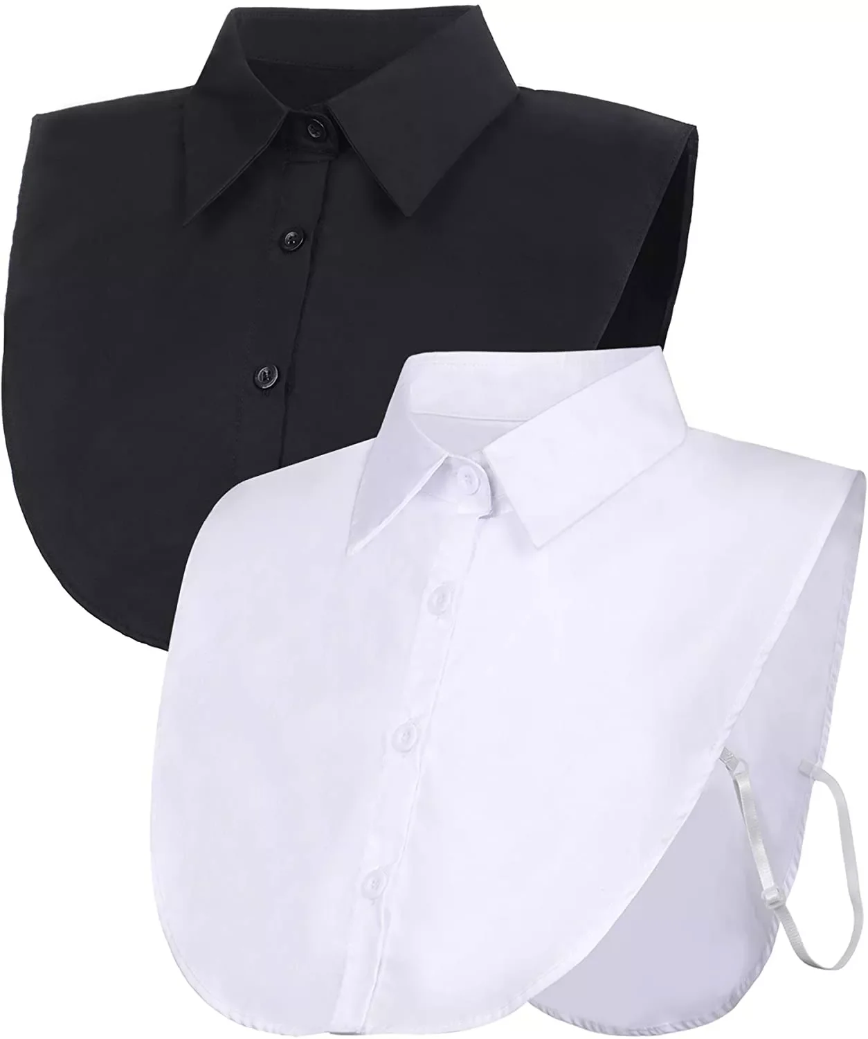 

Detachable Cotton Fake Collar Pointed / Round Blouse Shirt Collar Sweater False Collars Lapel Top Women Formal Dress Decoration