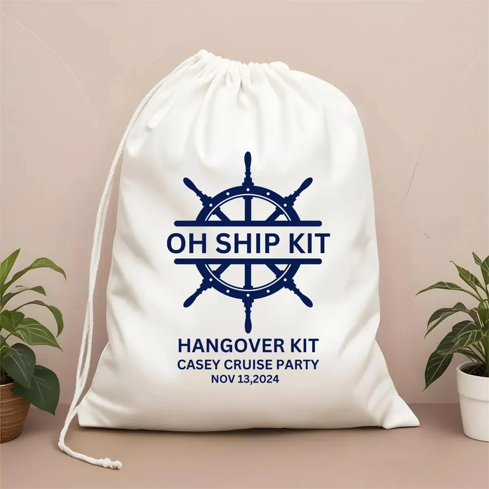 25 шт. индивидуальные сумки для сувениров Oh Ship Kit - Сумки вечеринок с круизным