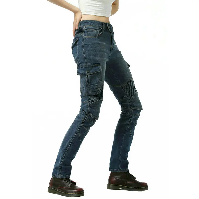 Volero женские мотоциклетные брюки рыцарские повседневные прямые джинсы защитные