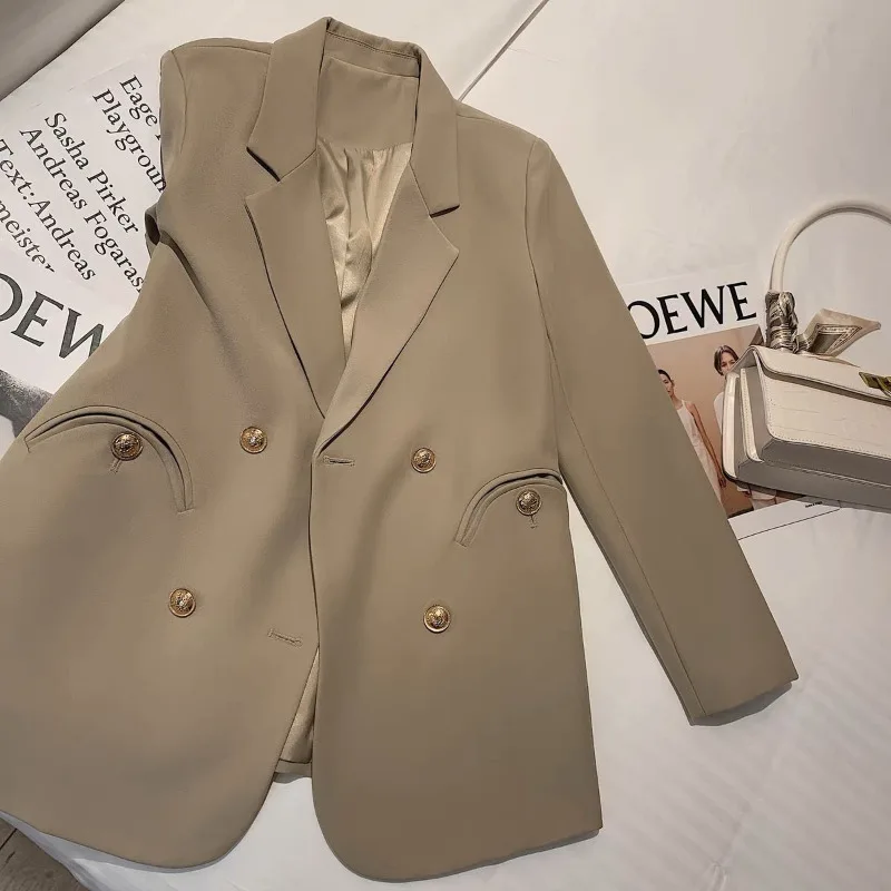 Модное универсальное Женское пальто Neploe Новинка весна-осень 2024 повседневные