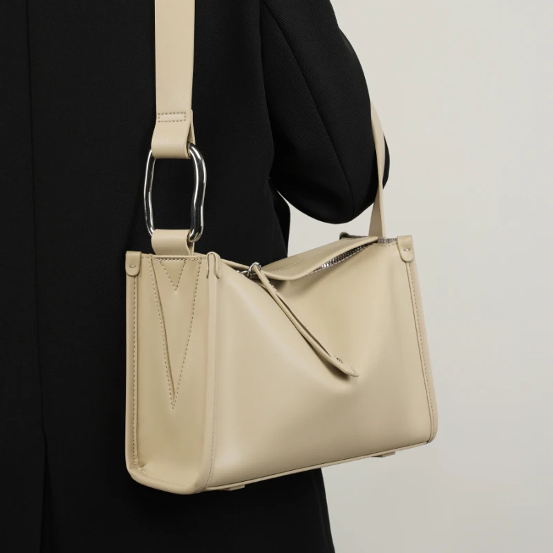 YOJESSY сумка через плечо из натуральной кожи под мышками женская воловьей