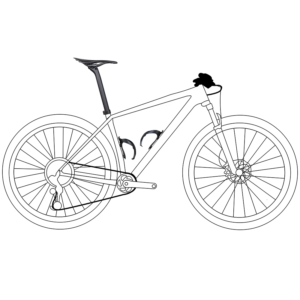 ELITAONE Bicycle Carbon Fibre Bottle Holder MTB Road Bike Carbon Water Bottle Cage Cycling