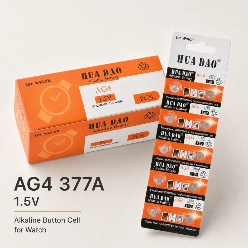 Фото Кнопочная батарейка AG4 377 SR626SW SR626 1.55В, 5-50 штук, для часов, игрушек, LR626 LR66 376 177 626A №1