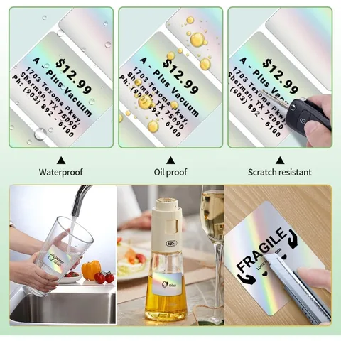 Светоотражающие цветные термоэтикетки Phomemo для принтеров